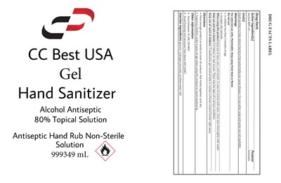 Tote Gel Label 999349 mL - Tote CC Gel Hand Sanitizer Label (1)